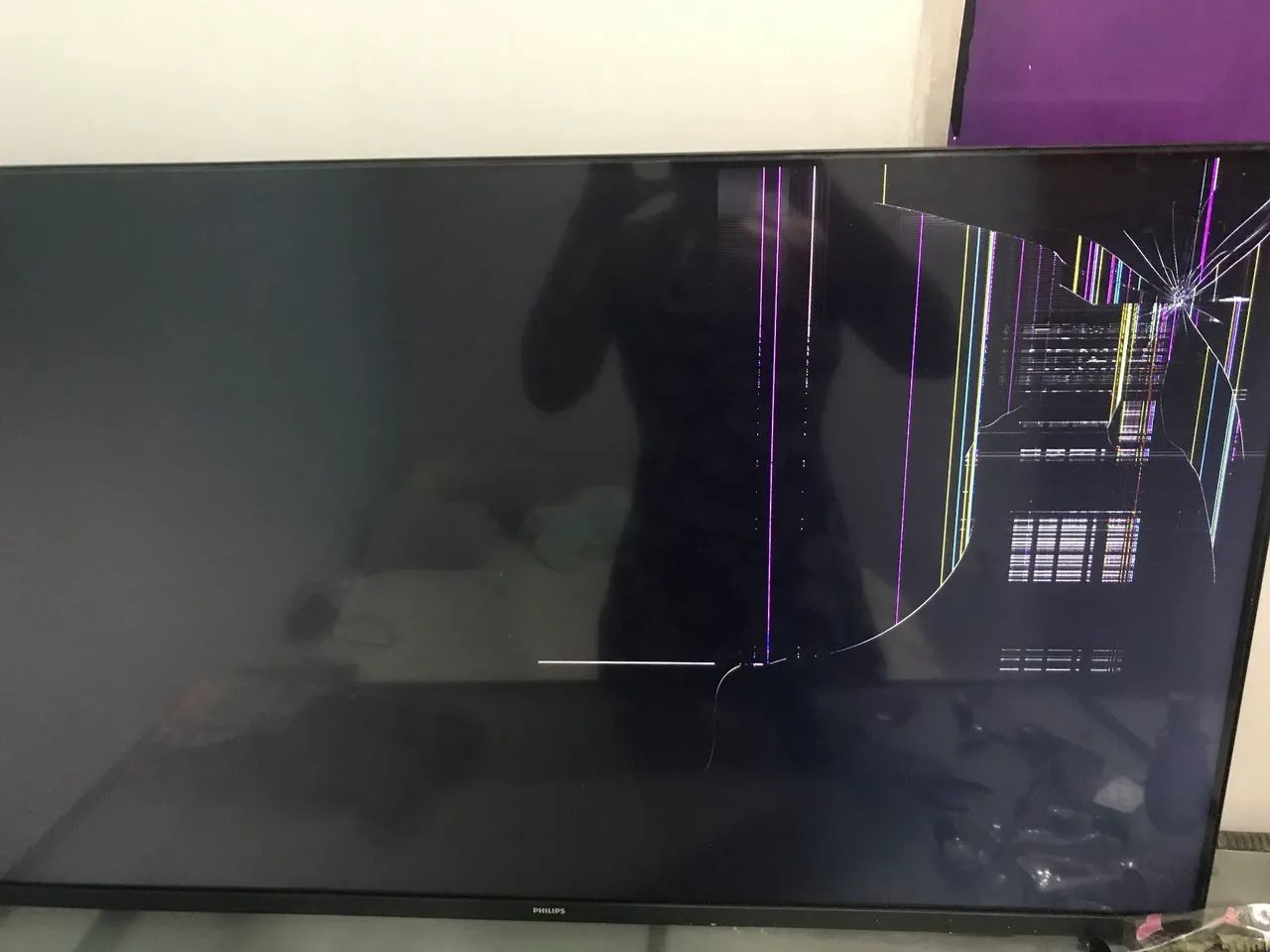Tv Philips 43 Quebrada