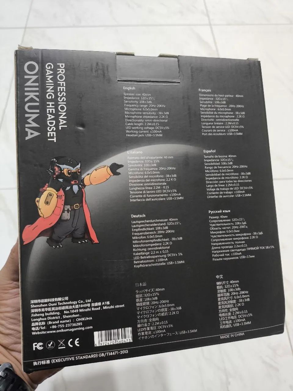 Headset onikuma k20  - Foto 3