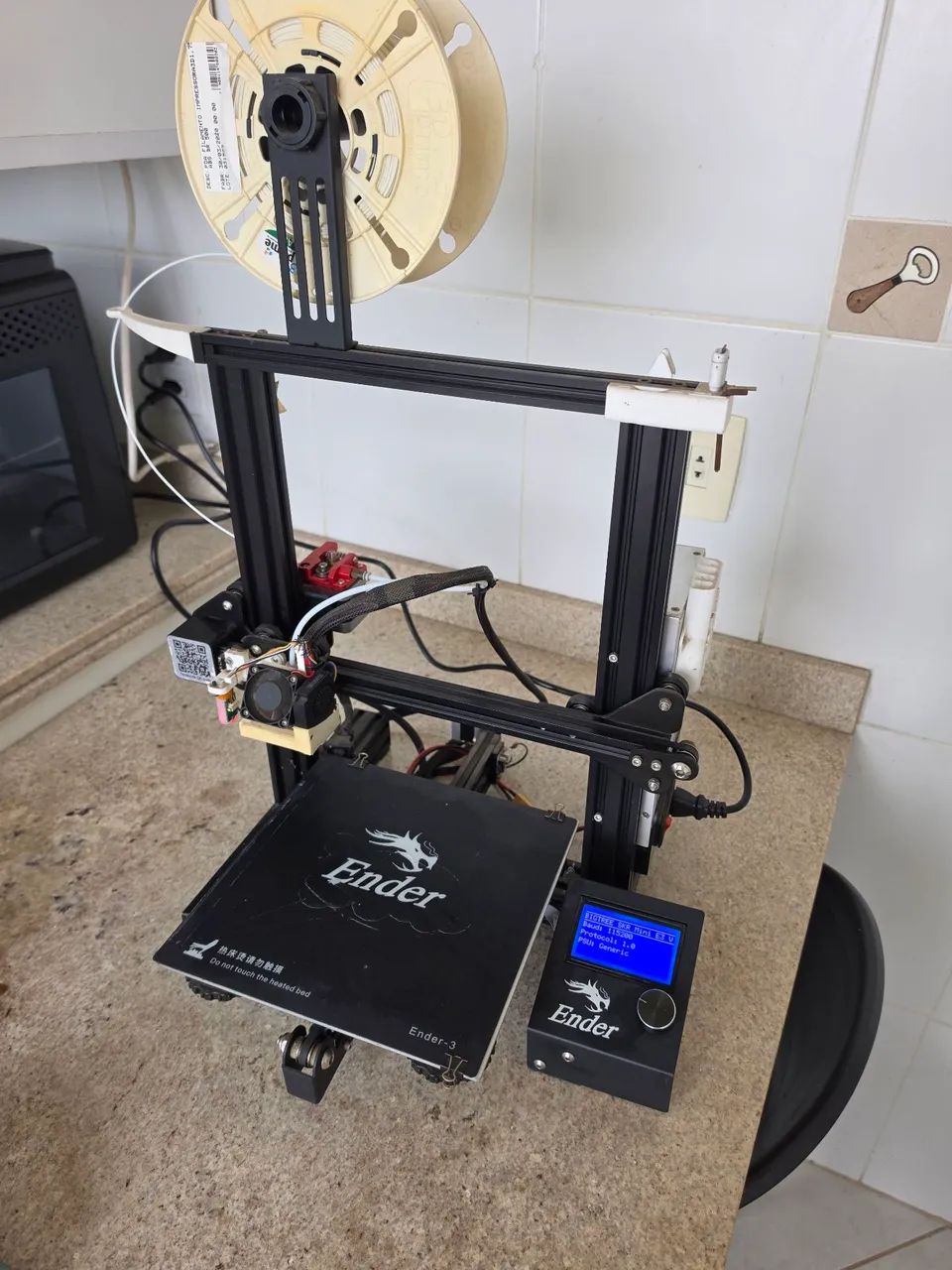Impressora 3d ender 3 com upgrades