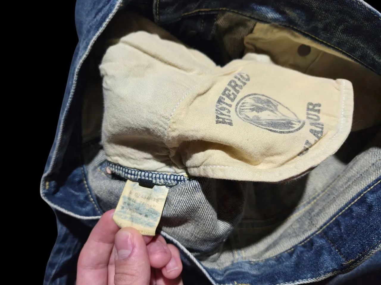 Calça hysteric glamour selvedge denim  - Foto 5