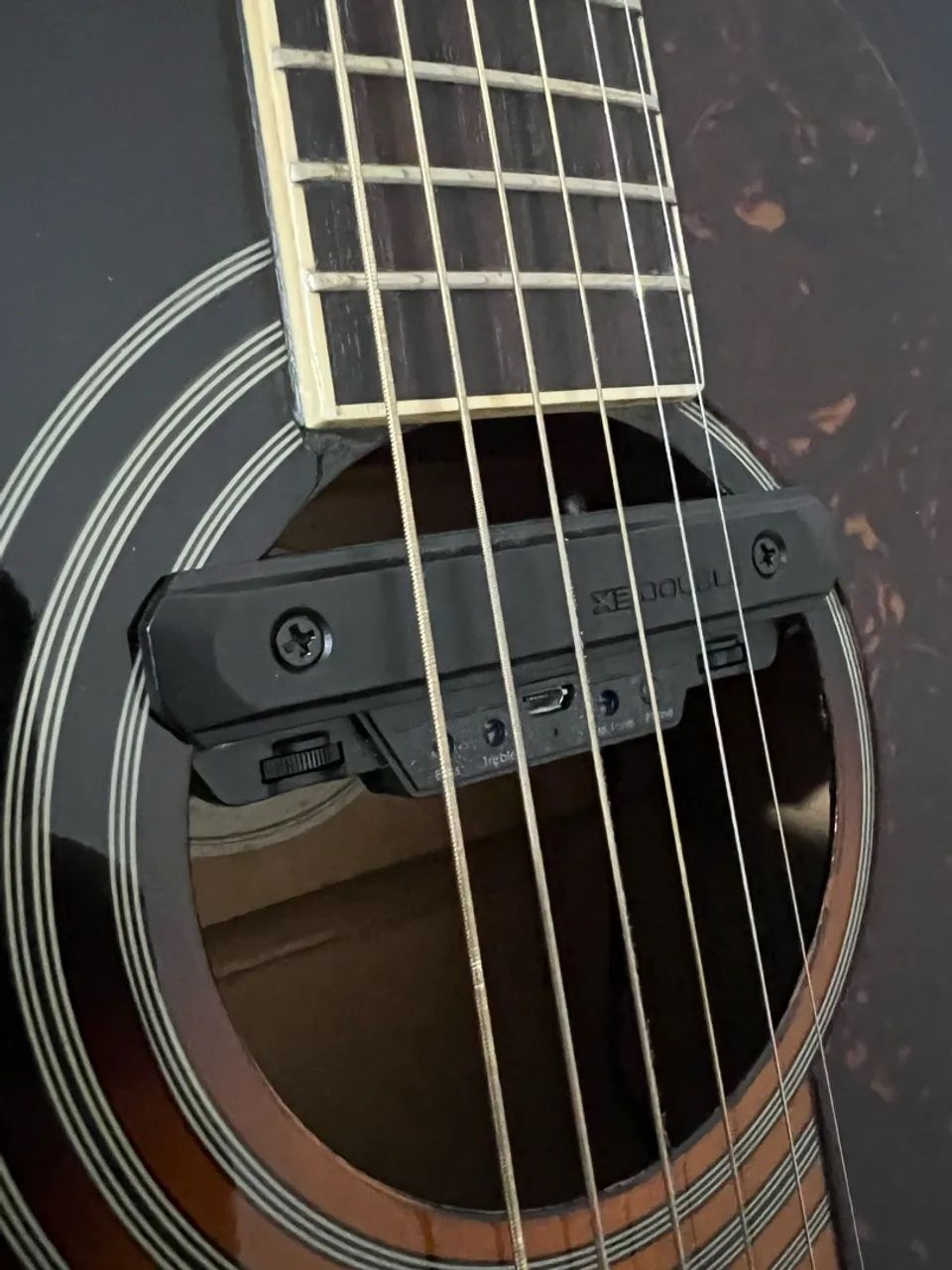 Violão epiphone com case ej 200 - Foto 5
