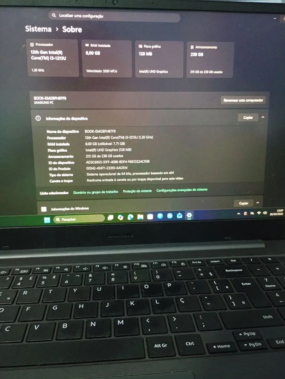 Notebook Samsung book 2 i3 (12° geração) - Foto 2