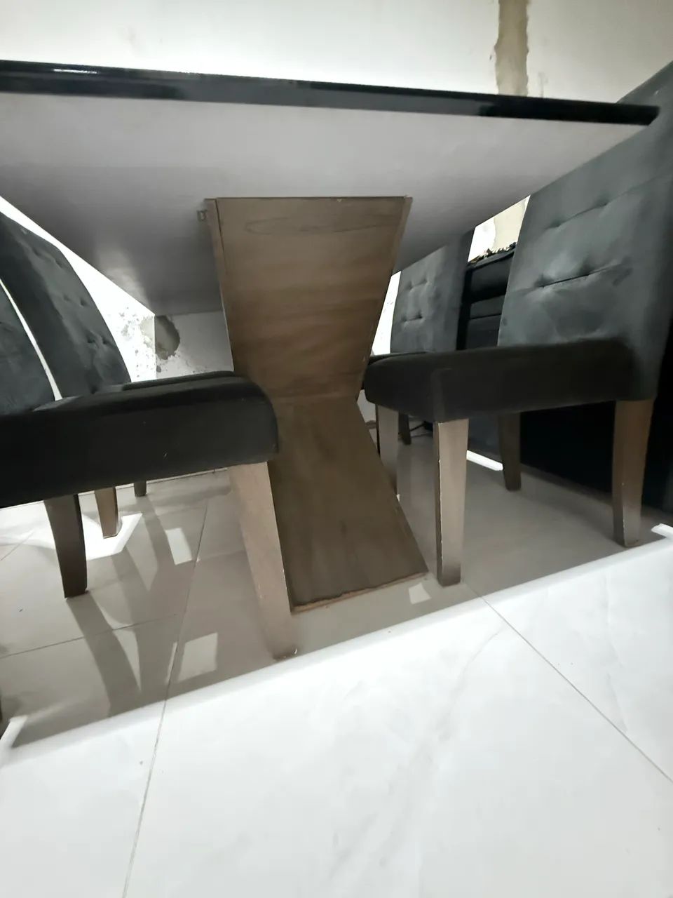 Mesa Dubai 4 cadeiras / 1.35x90 mdf  - Foto 2