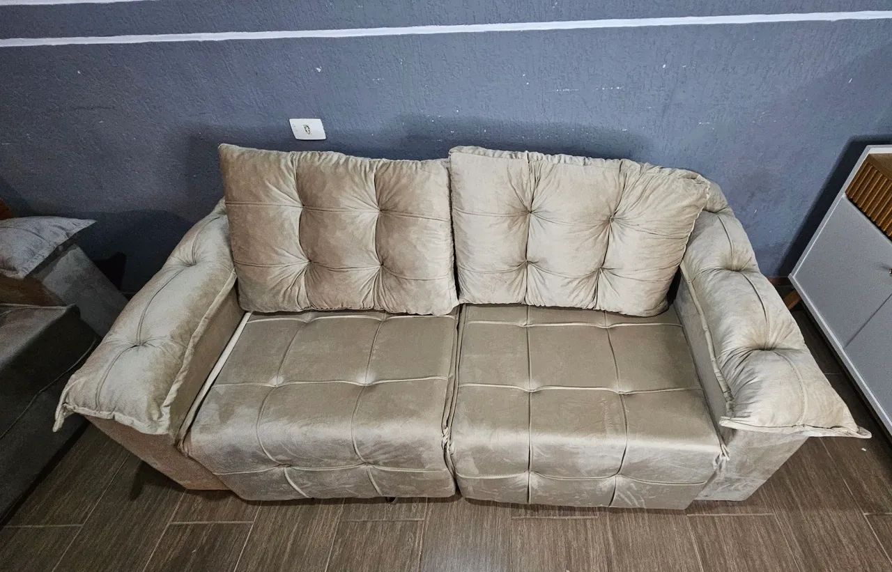 SOFÁ RETRÁTIL NOVO - ENTREGAMOS  - Foto 3