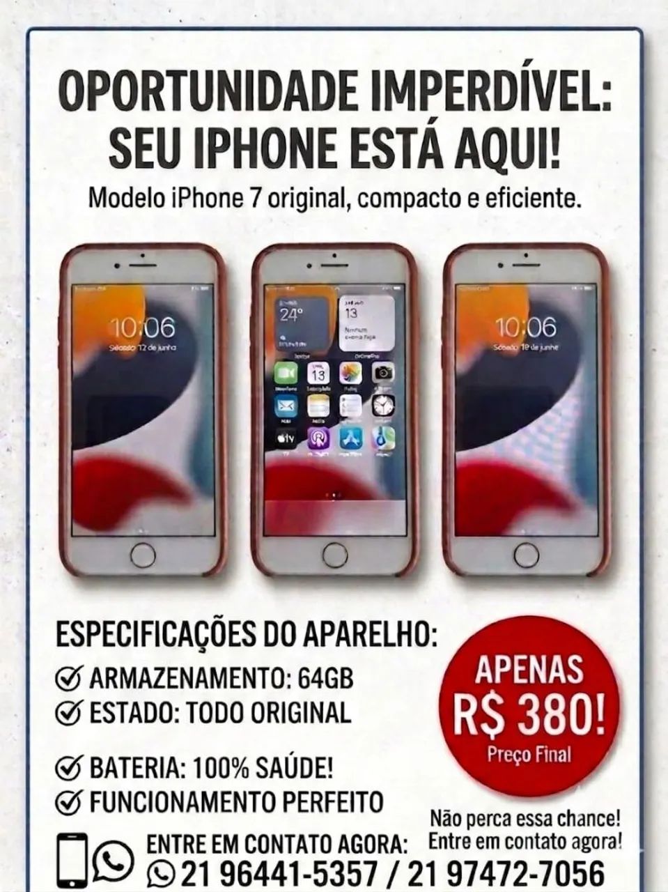 Iphone 7 350,0] - Foto 3