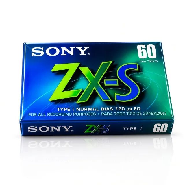 【値下げしました】DESPE-invitacional DVD Lote 4 Fitas Cassete Sony ZX-S 60 min - NOVAS / LACRADAS - Type I