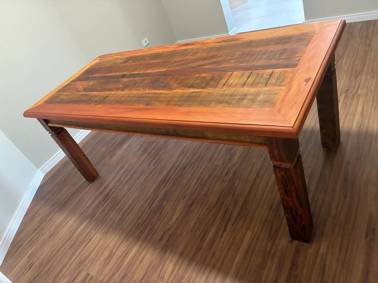 Mesa de jantar madeira demolição  - Foto 3