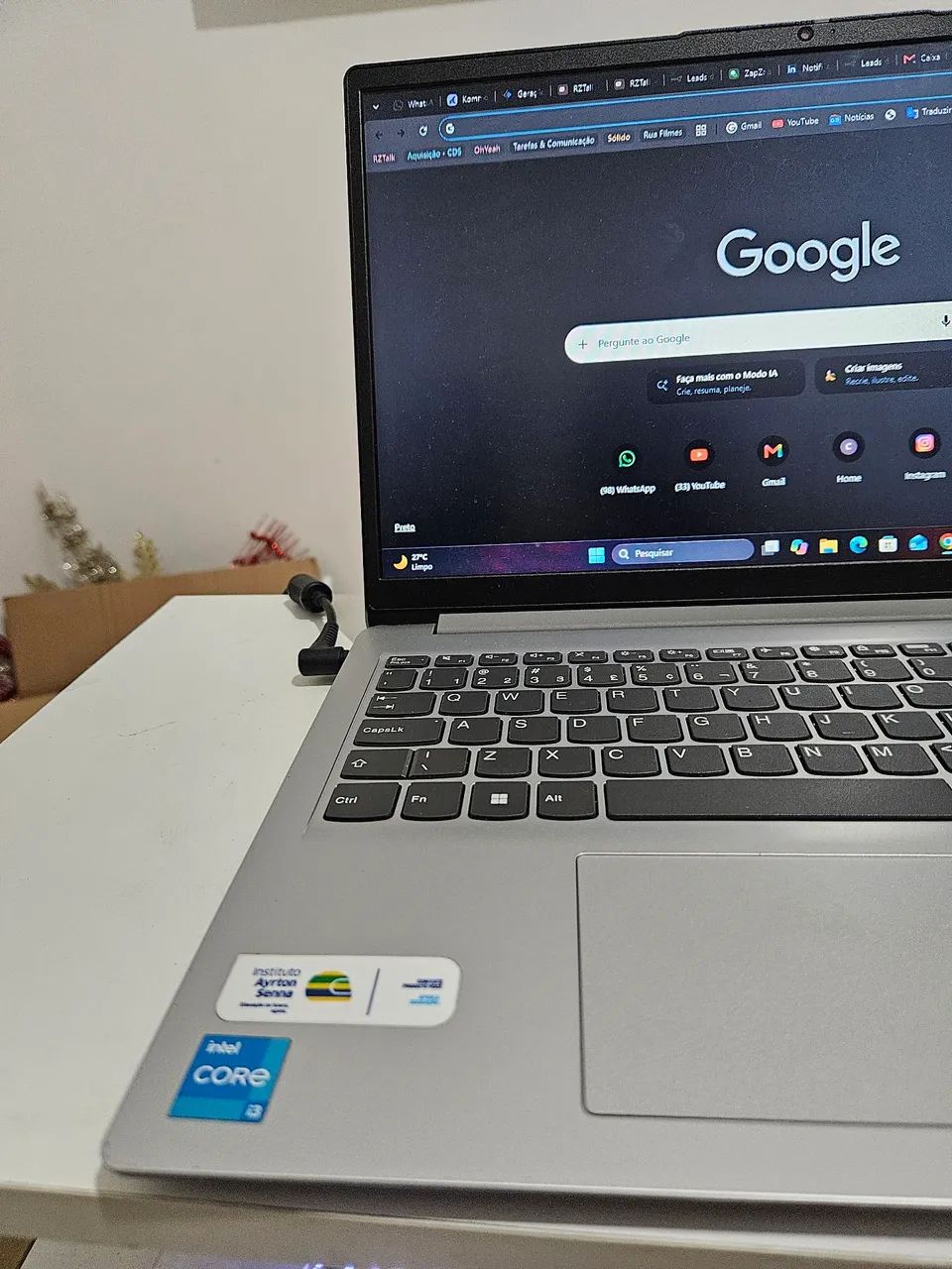Notebook Lenovo i3 com SSD