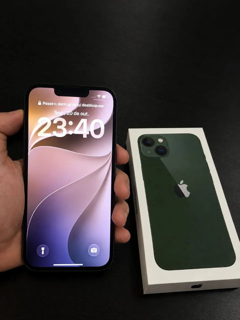 IPHONE 13 VERDE 128GB - COM CAIXA  - Foto 2