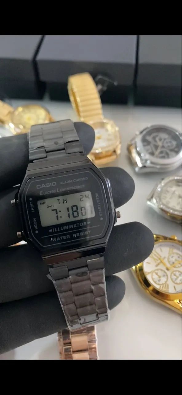 CASIO RETRÔ PRETO 