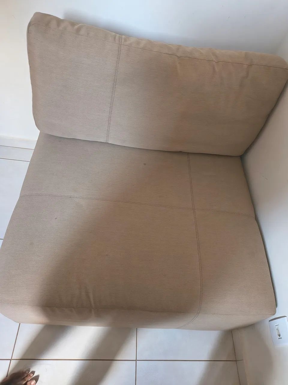 Mini sofá bem conservado - Foto 3