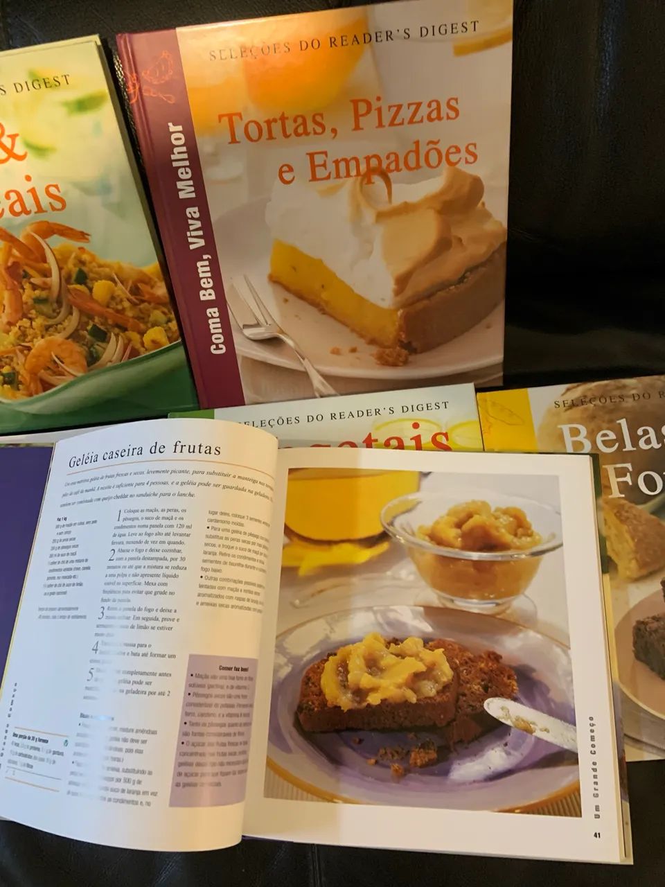 Coleção 6 livros culinária capa dura receitas práticas  - Foto 5