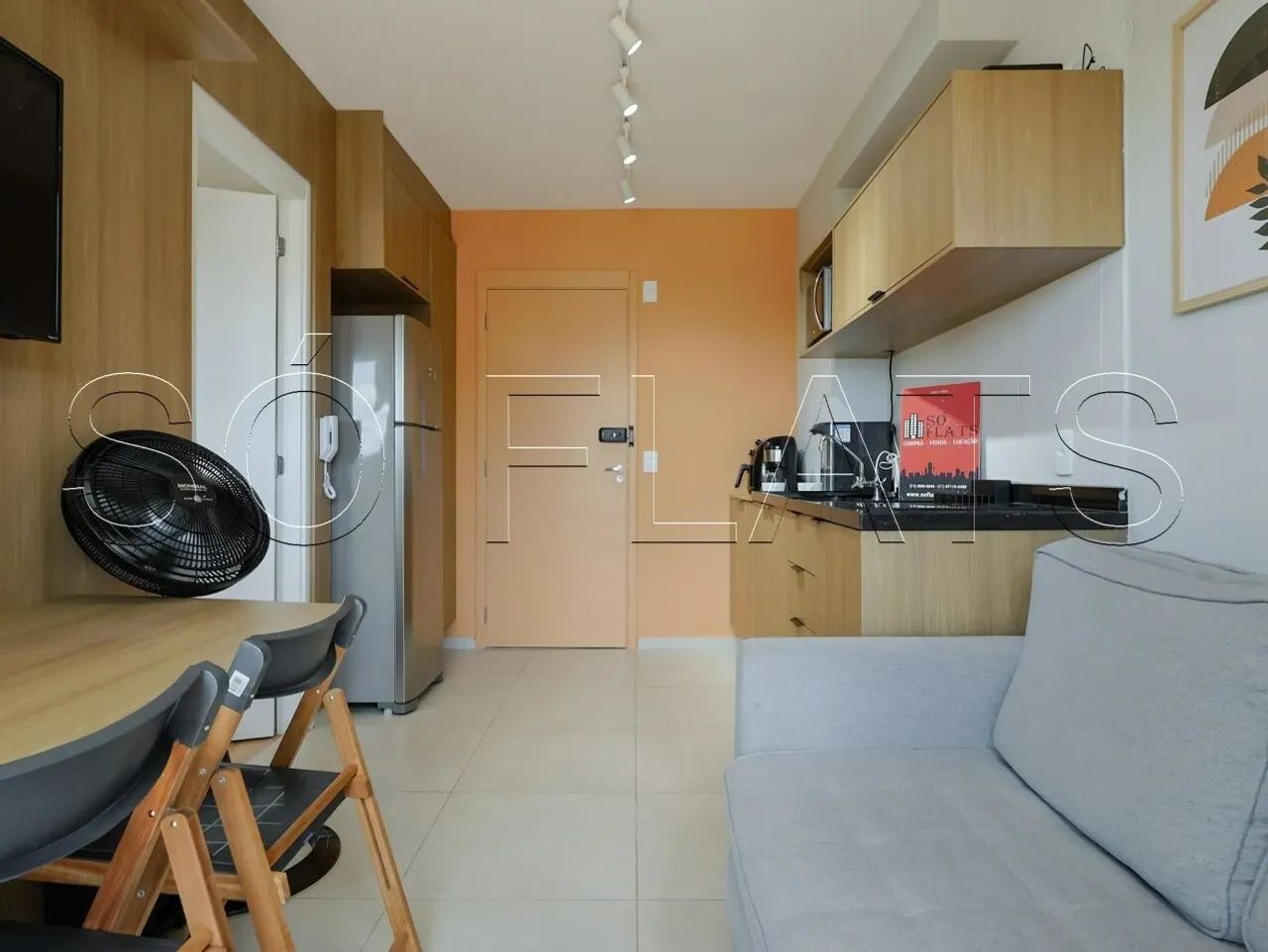 Studio Vibe Pinheiros, flat disponível para locação com 27m² e 1 dormitório. - Foto 4