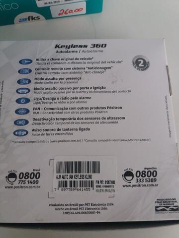 Alarme positron keyless 360 nova na embalagem garantia instalado - Foto 3