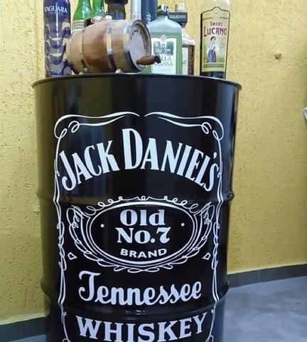 Tambor Barril Tonel Decorativo Jack Daniel's x 12x R$ 25,0 x Entrega Grátis x Garantia 3 - Foto 4