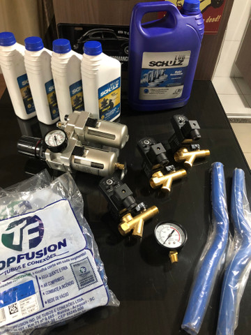 Redes de Ar em PPR /Compressores de parafuso e pistão e infra de elétrica industrial.