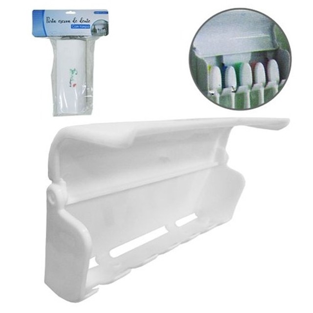 Porta Escova Dente Suporte Com Ventosa | Parede | Banheiro