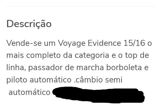 VENDO VOYAGE 1.6 EVIDENCE TOTAL FLEX 8V