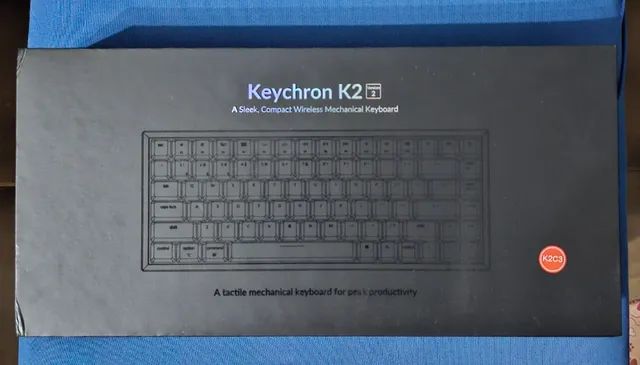Teclado mecânico Keychron K2 v2 Bluetooth com layout 75%