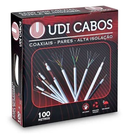 caixa de cabo para cameras 100 metros