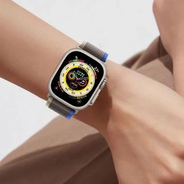 Pulseira estilo Loop Trail para relógio smartwatch Apple Watch  - Foto 5