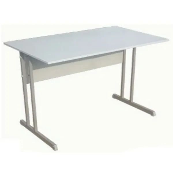 Mesa Slim 1,20 Cinza, Sem Gavetas (NOVA)
