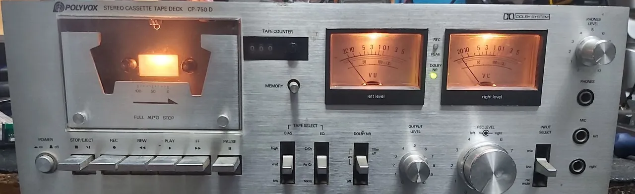 Tape deck polivox