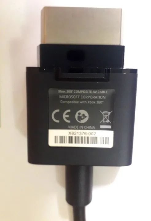 Cabo AV RCA para Xbox 360 Slim Original - Foto 2