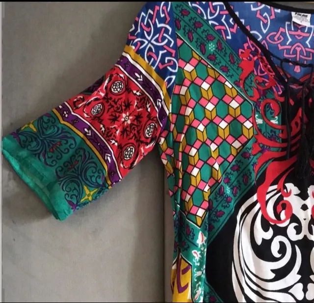 Bata estampada tribal indiana NOVA - Foto 4