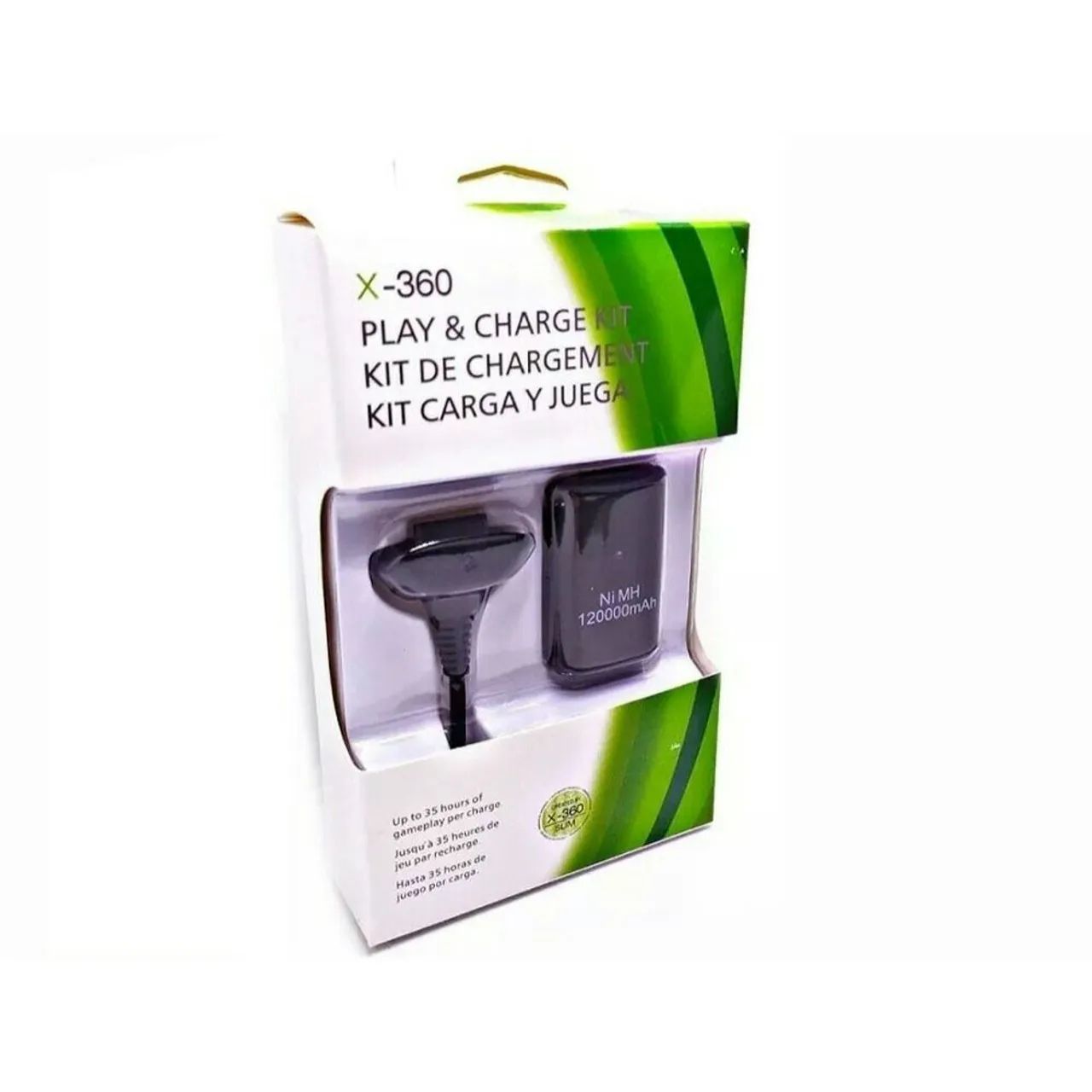 Kit Carregador Xbox 360 Play & Charge - Foto 5