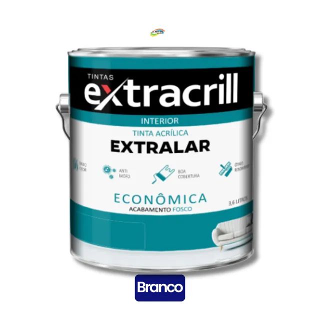 Tinta Acrilica Extracrill Extralar Galão 3,6L - Foto 4
