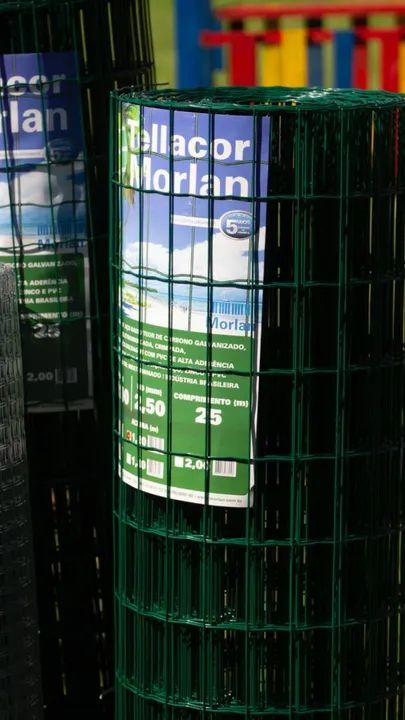 Tela soldada revestida verde (Fortinet, tellacor) Diâmetro do fio: 2.50mm - Malha: 10X5cm - Foto 2