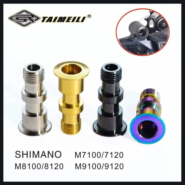 Eixo em Titânio (Ti) para cambio Traseiro Shimano  deore 12v  série  XT8100 ou  SLX7100 