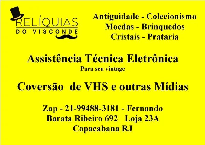 Assistência Técnica Eletrônica e Conversão de VHS