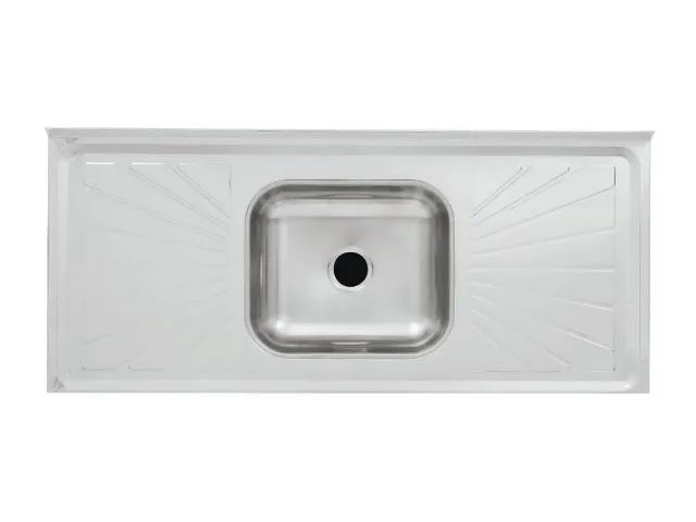 Pia de Cozinha em Inox 1,20m - Durabilidade e Elegância por R$199! - Foto 2