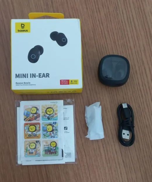 Baseus Bowie WM02 Black Fone Bluetooth 