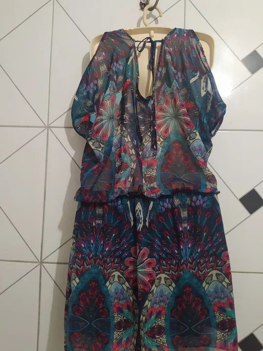 Vestido de renda estampado - Foto 3
