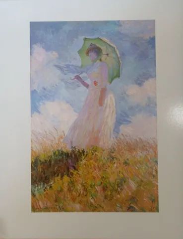 Gravura de obras de Monet