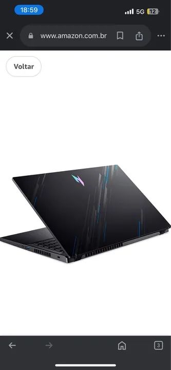 Notebook Acer Nitro V15 (Core i7, 16GB RAM, 512GB SSD, NVIDIA RTX 3050) - Foto 4