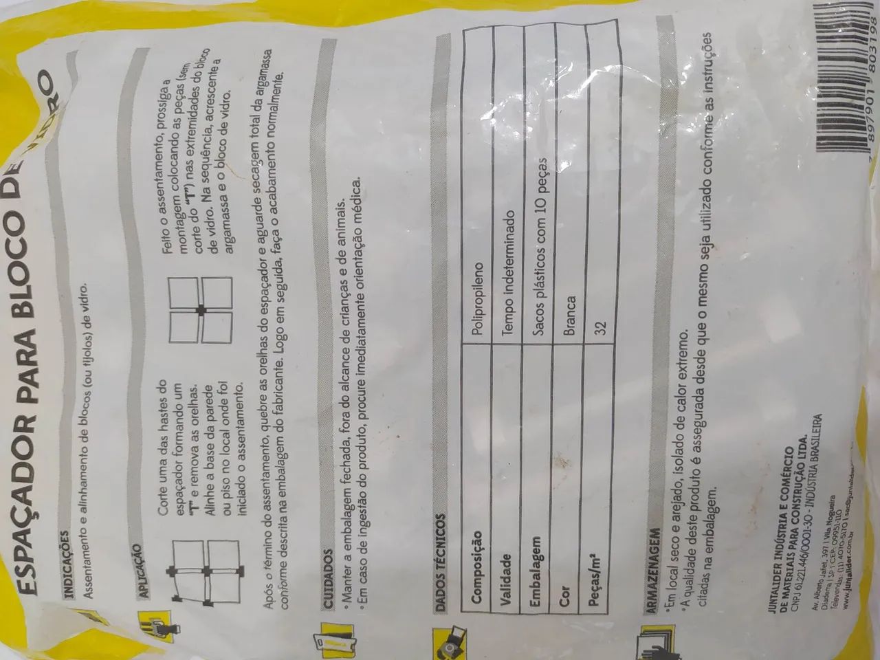 Espaçador para bloco de vidro juntalider - Foto 3