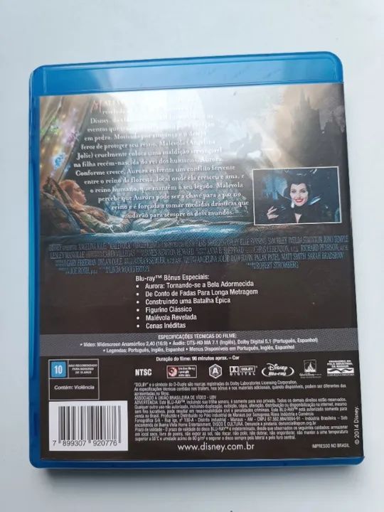 Blu Ray Malévola Maleficent Disney Usado - Foto 2