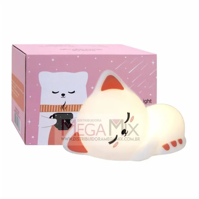 Luminária de Silicone (Gatinho) LE-5870 009796