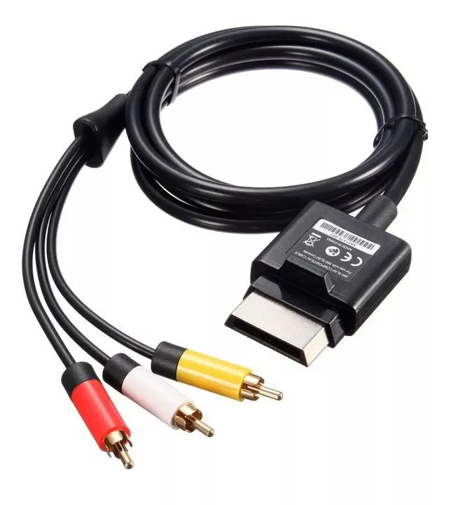 Cabo AV RCA para Xbox 360 Slim Original