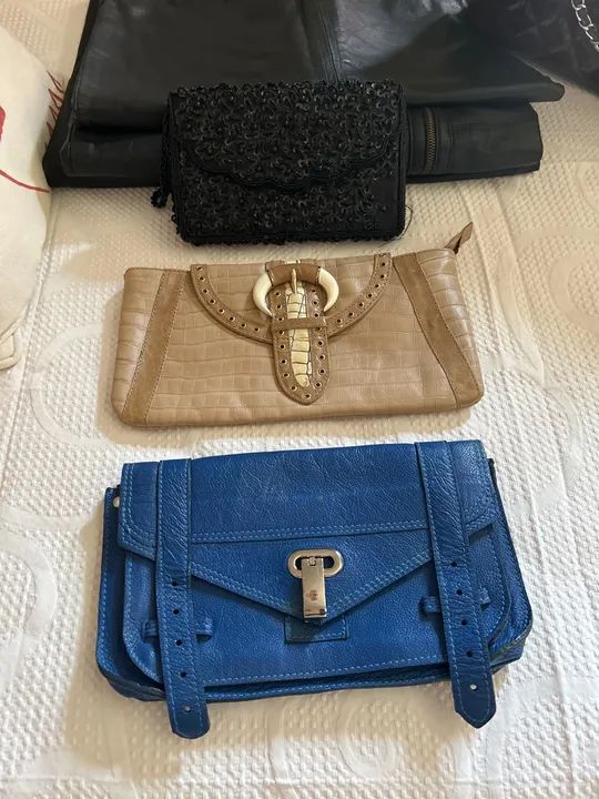 Bolsas de mão em couro legítimo 