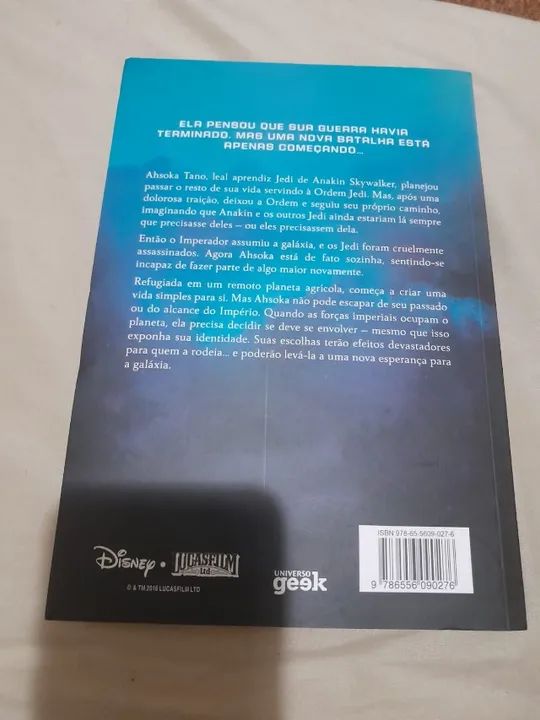 Livro Star Wars: Ahsoka, De Johnston, E. K.. Editora Universo Geek - Foto 2