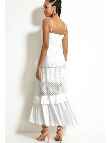 VESTIDO LONGO LOUISE OFF-WHITE - Foto 3