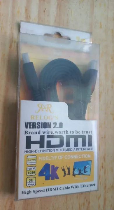Cabo HDMI 4K com Ethernet - Alta Velocidade. <br>@lm_tecnologia.oficial