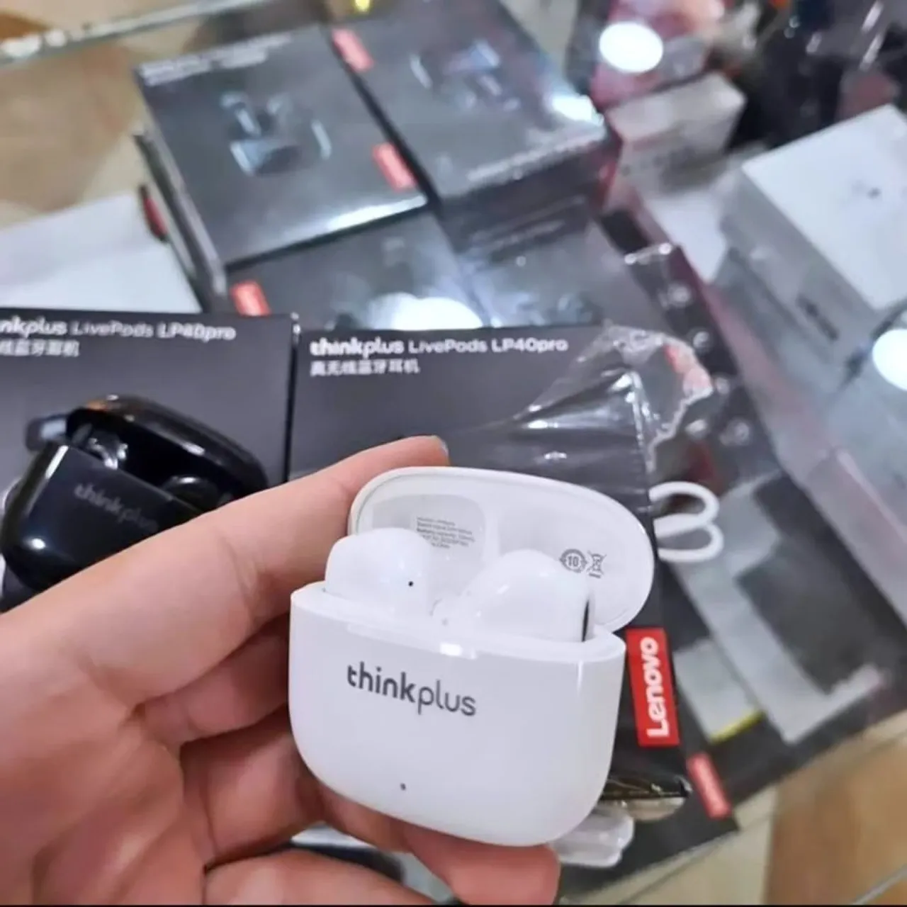 Fones de Ouvido Lenovo Thinkplus LivePods LP40pro - Novos