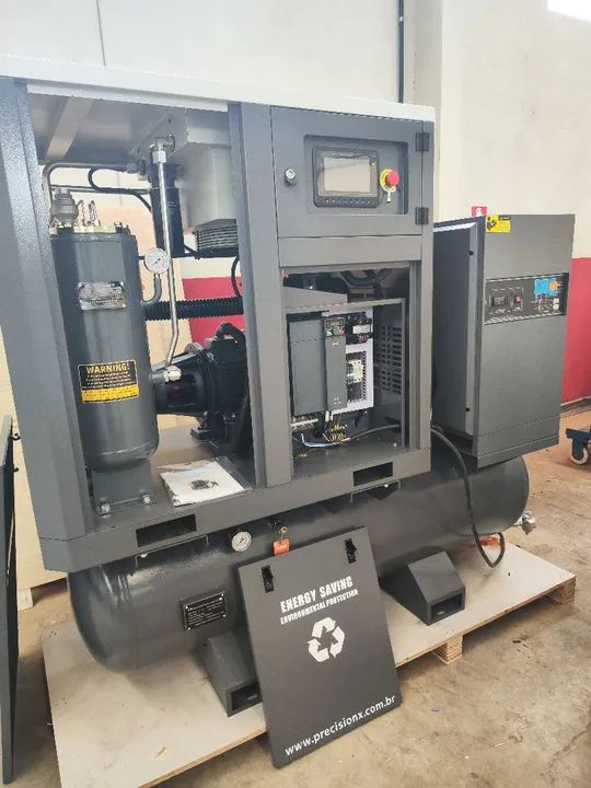 Compressor de ar Parafuso 20hp 16bar para Laser de corte industrial - Foto 6