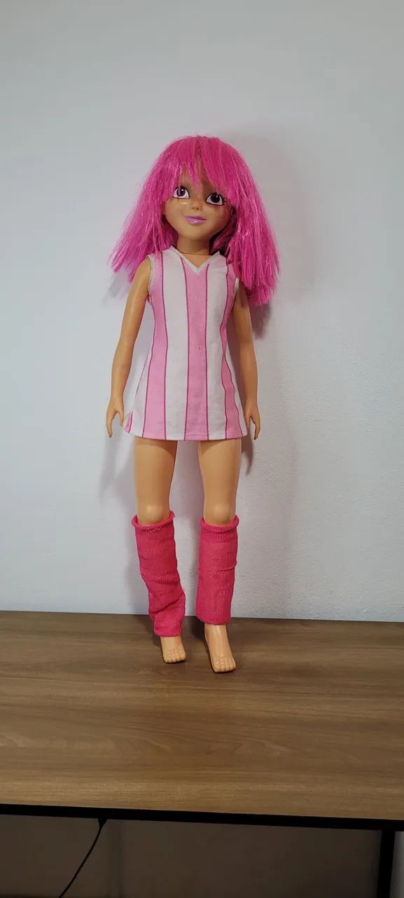Boneca antiga rara stephanie lazy town  - Foto 3